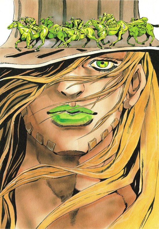 Steel Ball Run cover illustration